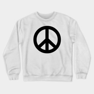 Peace (white tshirt) Crewneck Sweatshirt